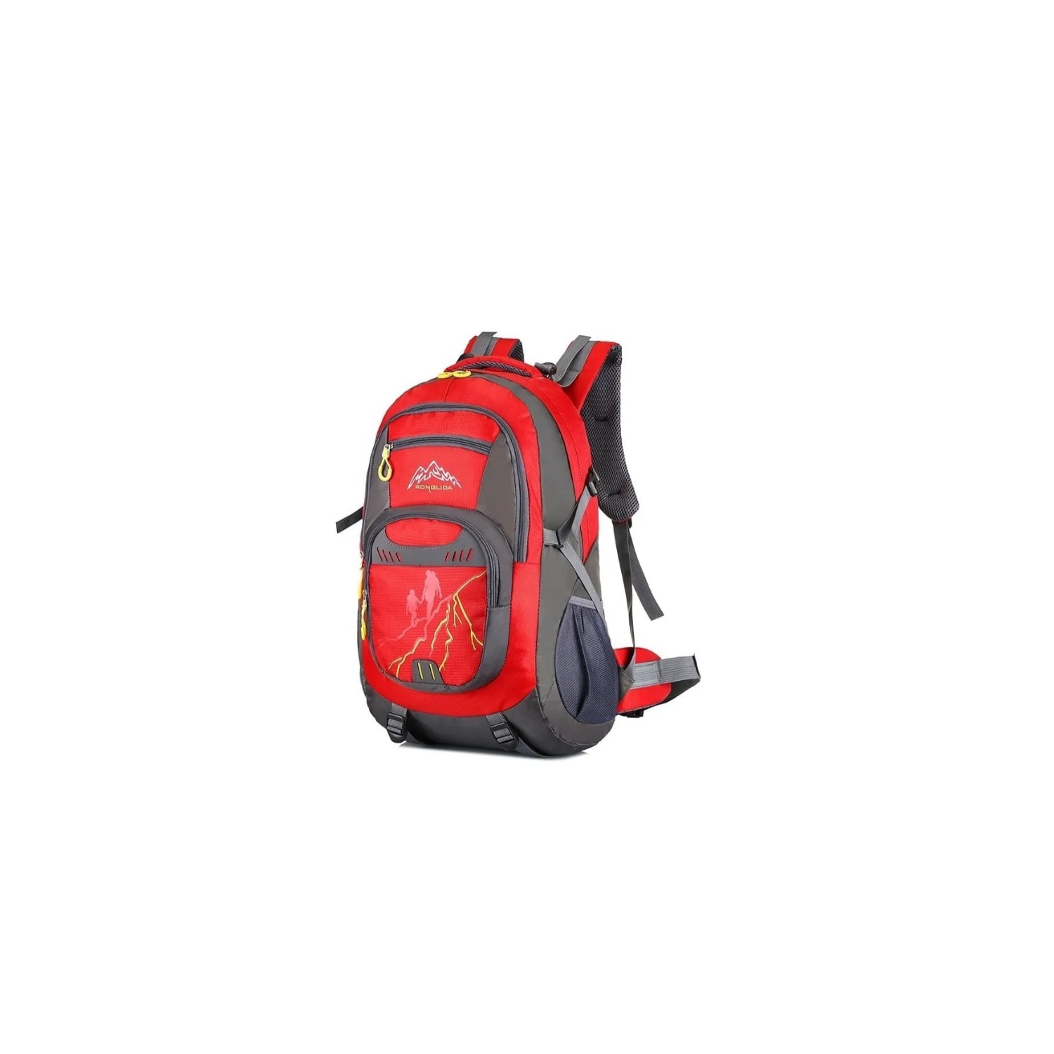 Foto 2 pulgar | Mochila Trekking para Acampar 50 L Impermeable Roja - Venta Internacional