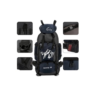 Foto 2 | Mochila de Camping Impermeable 90 L para Acampar - Venta Internacional