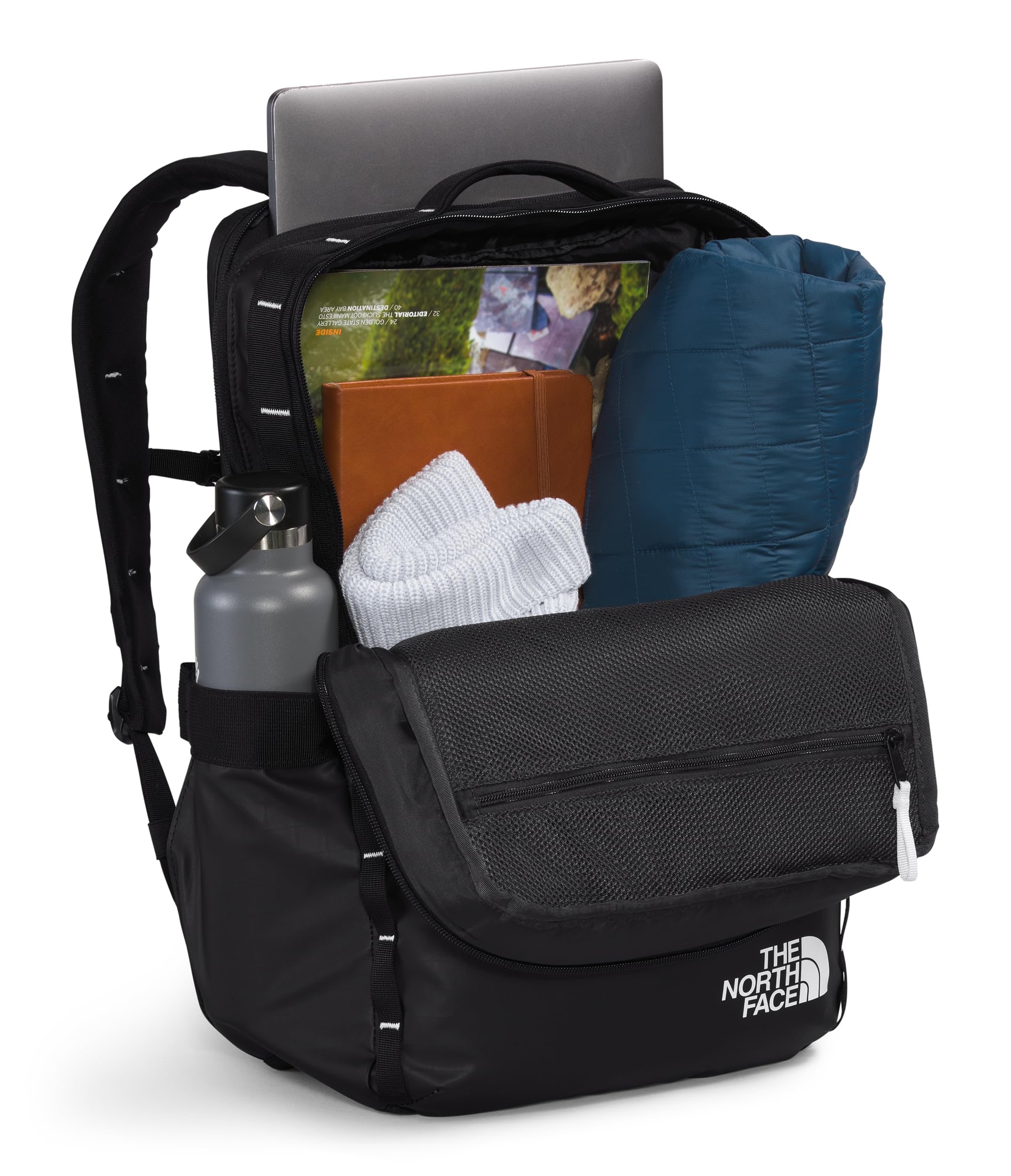 Foto 5 pulgar | Mochila The North Face Base Camp Voyager Tnf Negro/Blanca - Venta Internacional