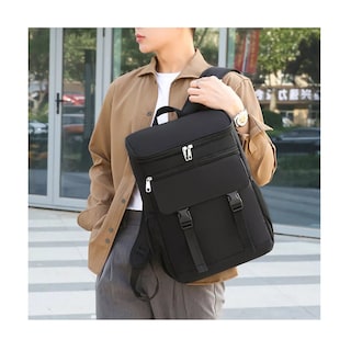 Foto 3 | Mochila Nevera Portátil Para Picnics Mochila Más Fresca 30l Eo Safe Imports Esi-13720 Negro