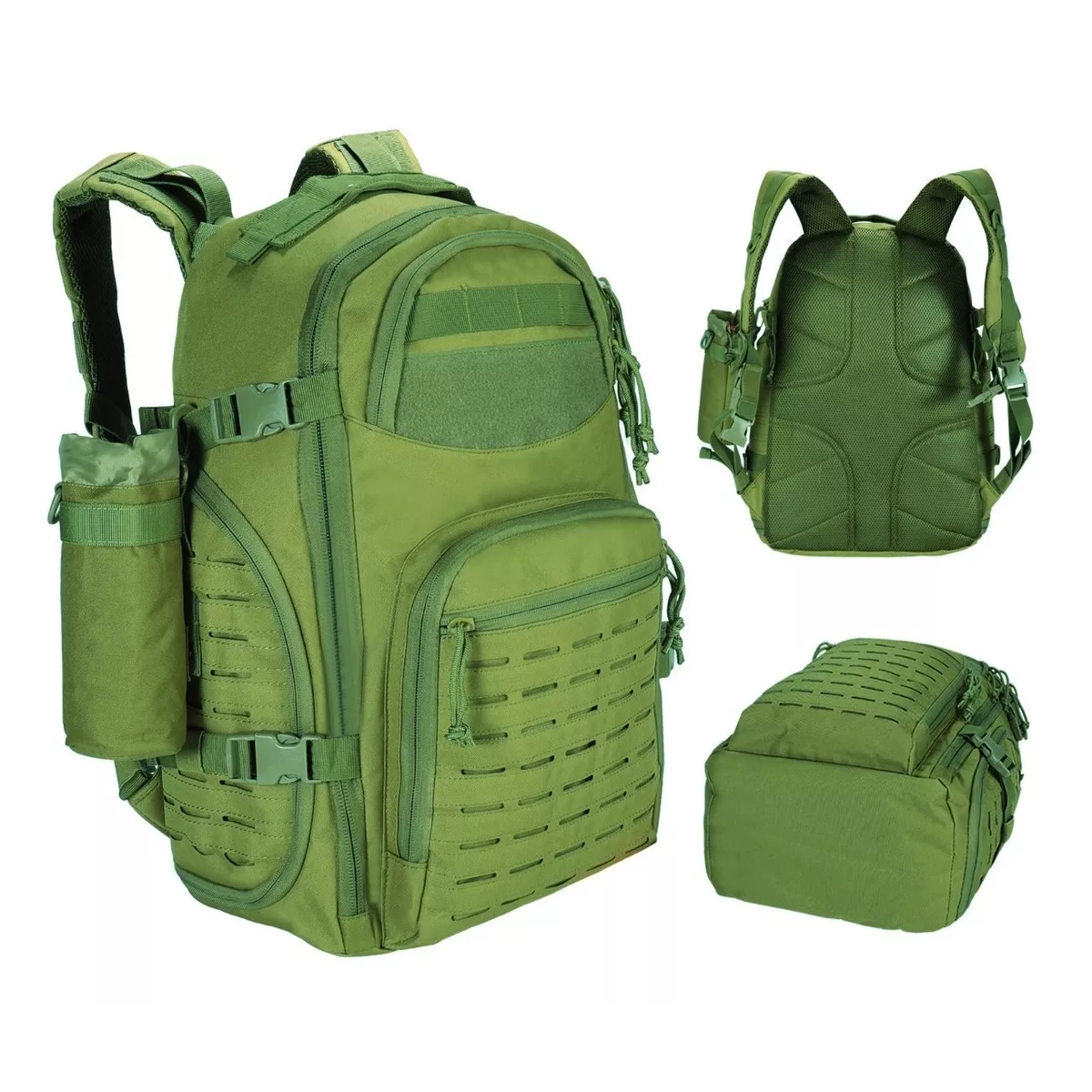 Foto 3 pulgar | Mochila Militar Táctica Camping Impermeable Alta Calidad Eo Safe Imports Esi-13716 Verde