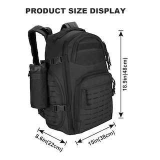 Foto 3 | Mochila Eo Safe Imports ESI-14795 Negra Impermeable
