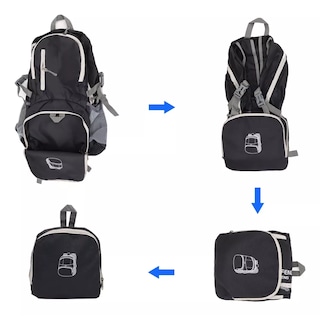 Foto 3 | Mochila Impermeable Plegable Para Senderismo 40l Eo Safe Imports Esi-15092 Negro