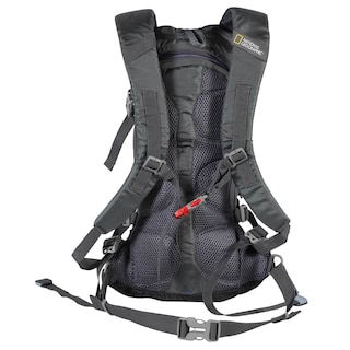 Foto 3 | Mochila De Hidratación National Geographic Hng1121, Azul Con Gris, Yakima 12 L Con Silbato Negro S.o.s.