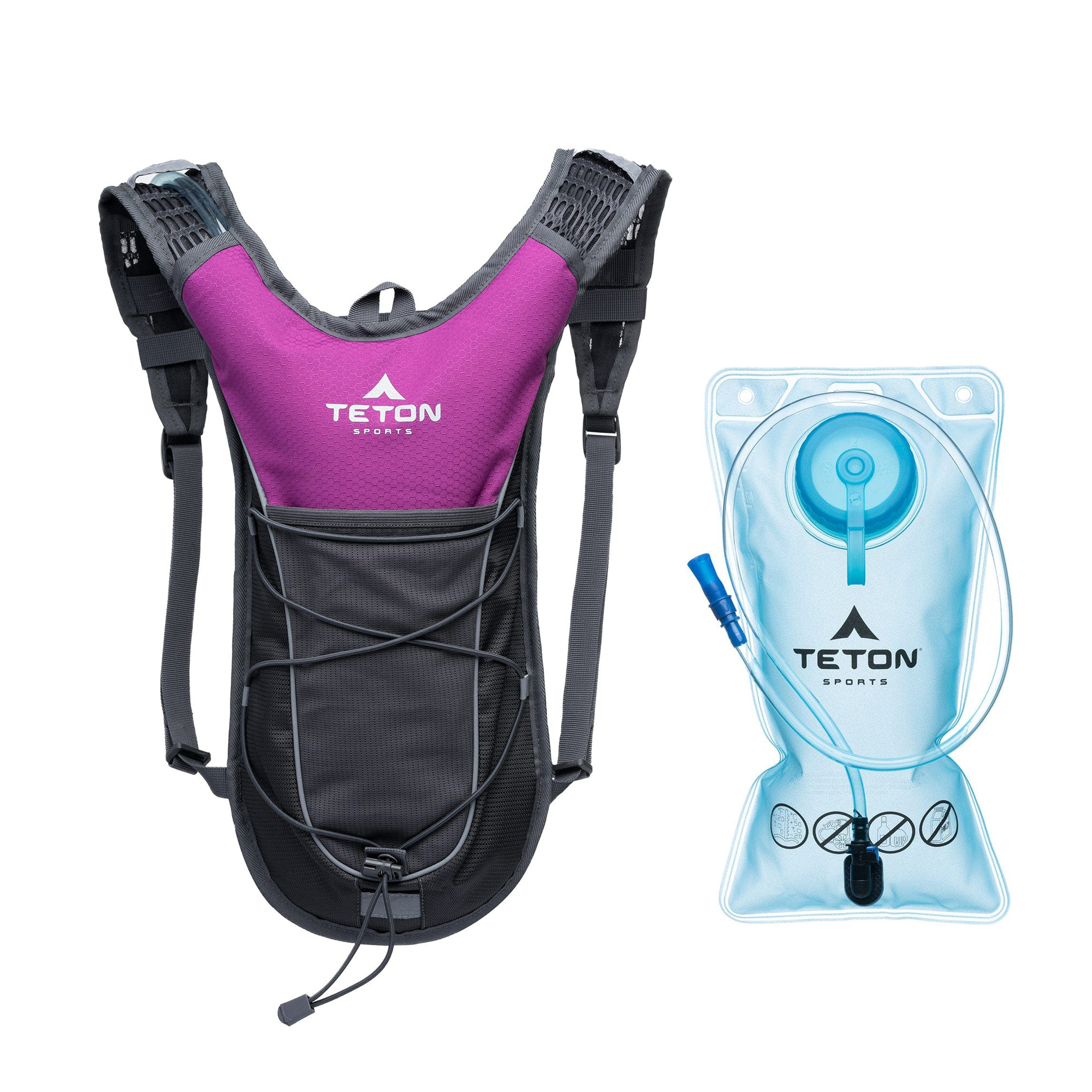 Mochila De Hidratación Trailrunner 2l Morada Con Bolsa De Agua De 2l Teton