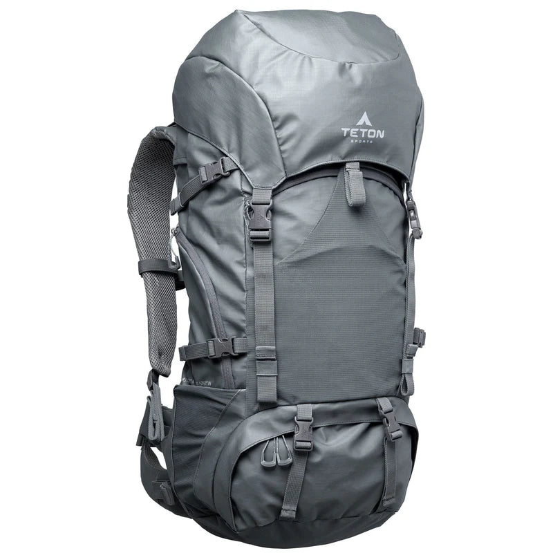 Foto 3 pulgar | Mochila De Hiking Backpacking Signal 65l Gris Teton