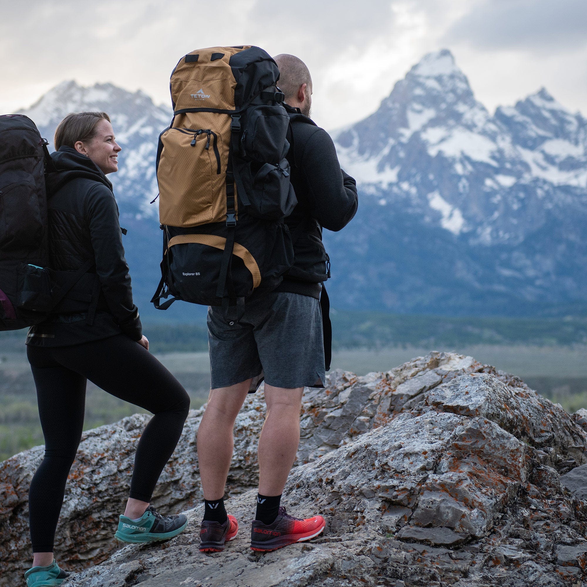 Foto 4 | Mochila Explorer Teton Negra Backpacking 85 L