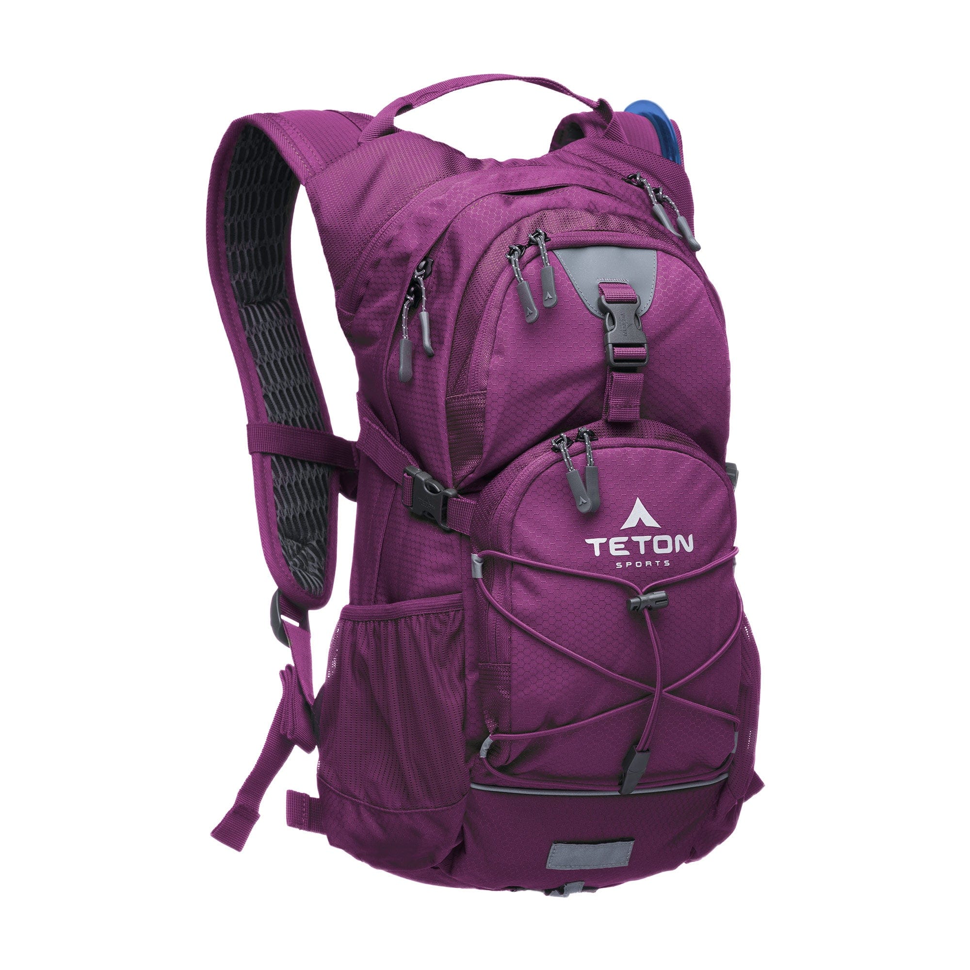 Foto 3 pulgar | Mochila De Hidratación Oasis 18l Morado Con Bolsa De Agua De 2l Teton