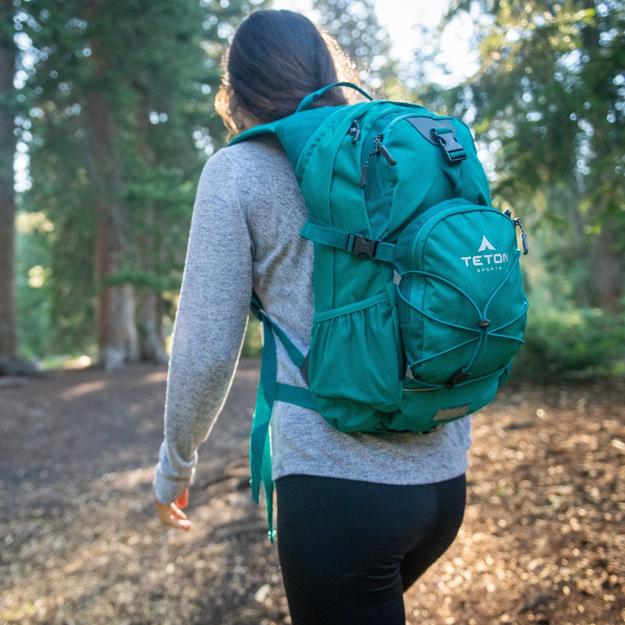 Foto 5 pulgar | Mochila De Hidratación Oasis 18l Verdeazul Con Bolsa De Agua De 2l Teton