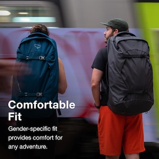 Foto 5 | Mochila De Viaje Osprey Farpoint 55l Para Hombre - Muted Space Blue - Venta Internacional.
