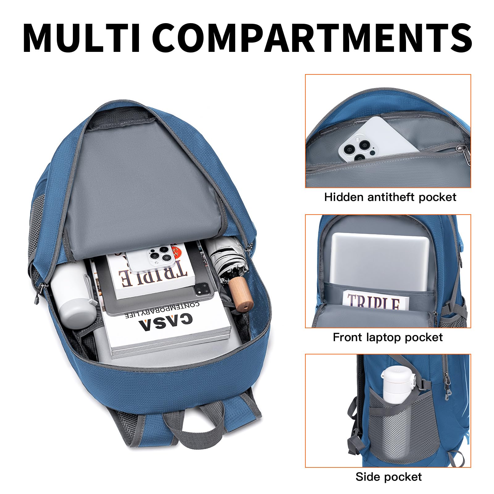 Foto 4 pulgar | Mochila Miycoo Ultraligera, Plegable, 45 L, Impermeable - Venta Internacional.