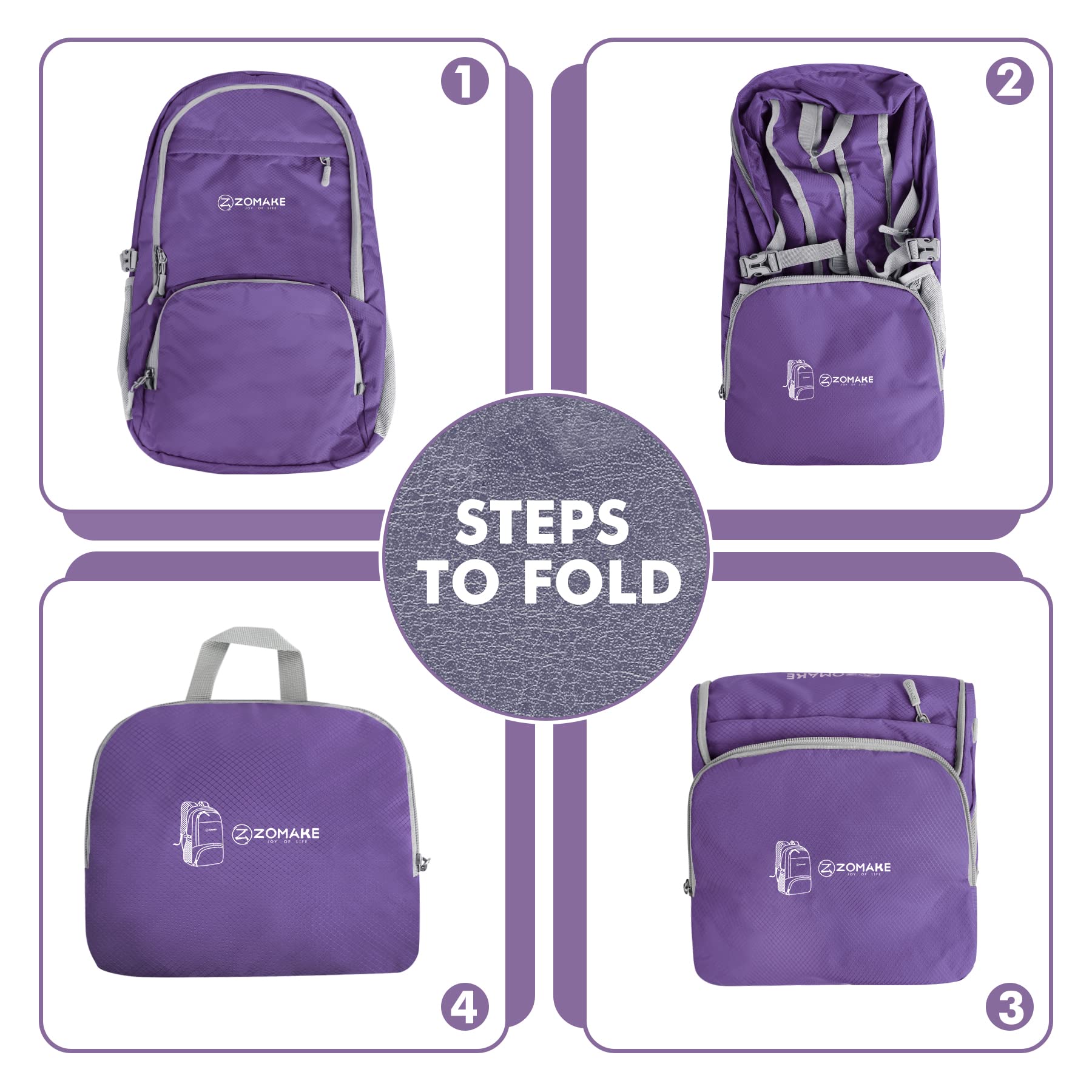 Foto 6 pulgar | Mochila Zomake Ligera Y Plegable De 30 Litros Para Viajes De Senderismo - Venta Internacional.