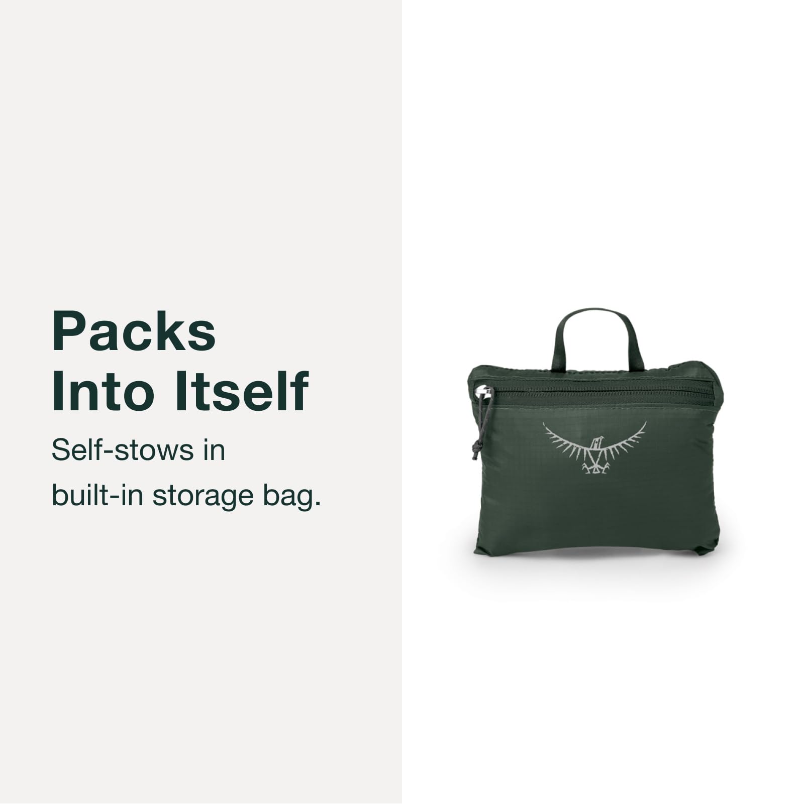 Foto 4 | Mochila Osprey, Ultraligera Y Plegable, Paquete De Cosas Limon - Venta Internacional.