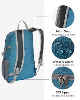 Foto 5 | Mochila Waterfly Pequeña, Ligera Y Plegable De 20 Litros Para Viajes - Venta Internacional.