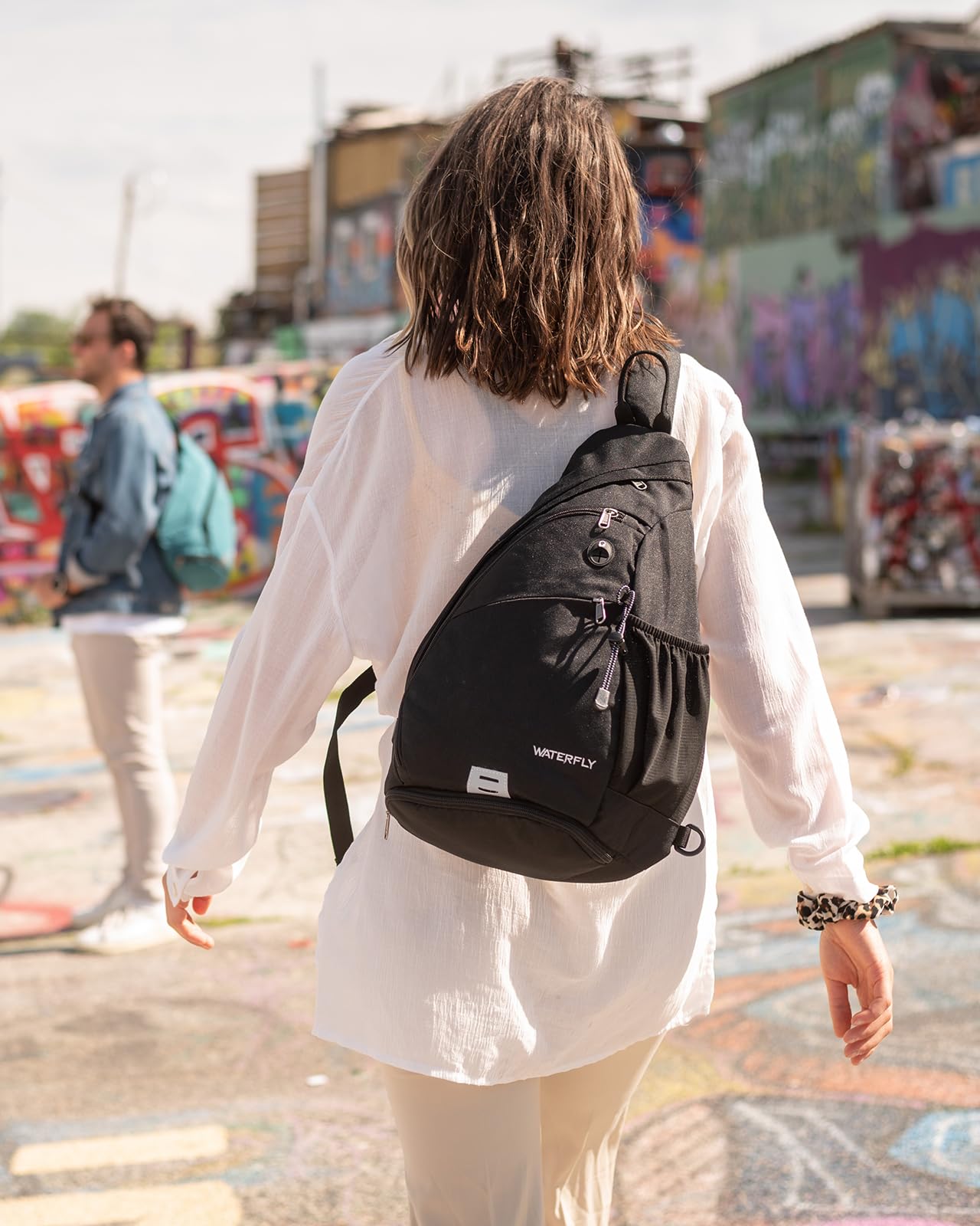 Foto 6 | Mochila Bandolera Waterfly De 18 Litros Para Portátil De 13 Pulgadas - Venta Internacional.