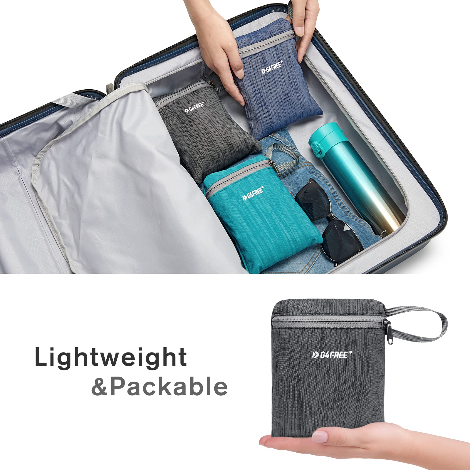 Foto 6 pulgar | Mochila De Senderismo G4free Ligera De 10 L/15 L, Plegable E Impermeable - Venta Internacional.