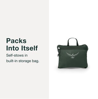 Foto 3 | Mochila Osprey, Ultraligera, Plegable, Negra - Venta Internacional.
