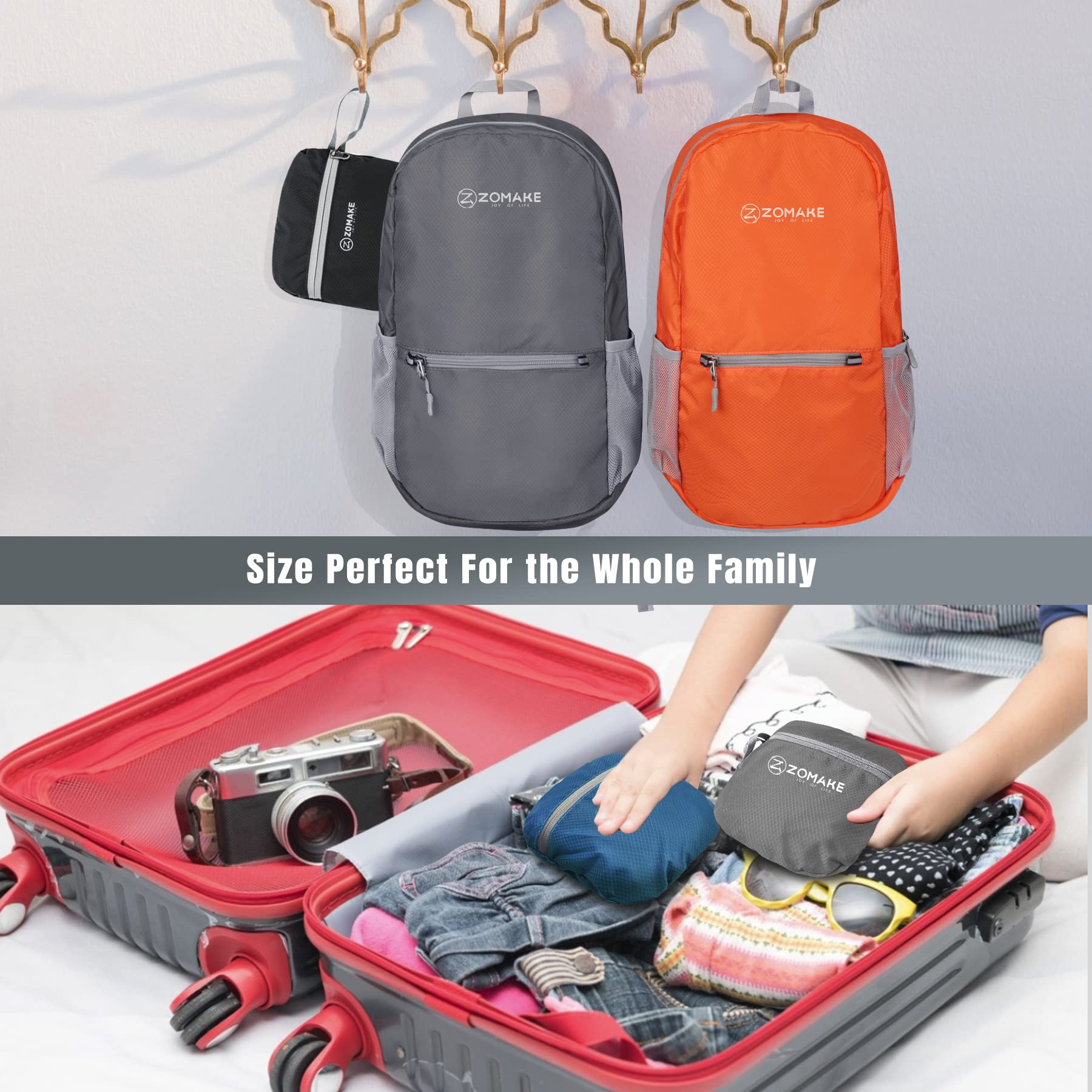 Foto 6 pulgar | Mochila De Senderismo Zomake Ultraligera, Resistente Al Agua, 20 L - Venta Internacional.