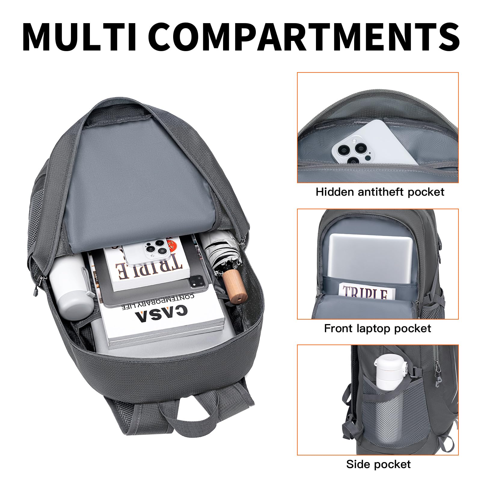 Foto 4 pulgar | Mochila Miycoo Ultraligera De 45 Litros Impermeable Para Viajes - Venta Internacional.