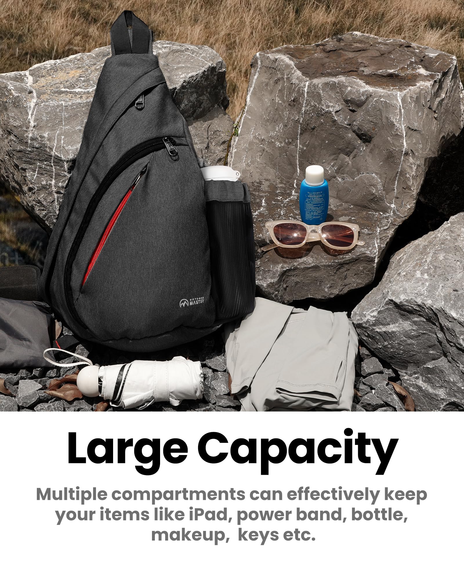 Foto 5 pulgar | Mochila Outdoormaster, Bandolera, Para Senderismo, 12 Litros, Unisex - Venta Internacional.