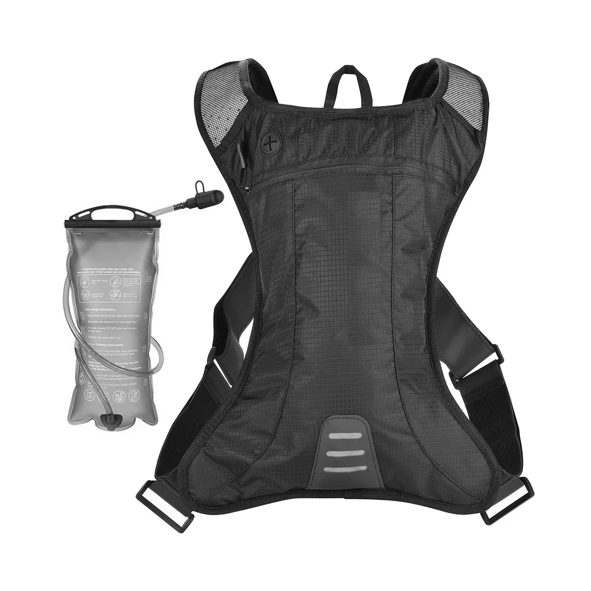 Foto 2 pulgar | Mochila Hidratante Deporte 2l Eo Safe Imports Esi-18320 Negro