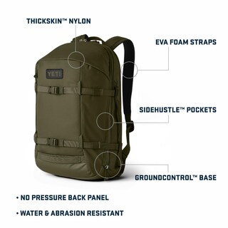 Foto 2 | Mochila Yeti Crossroads 27l Verde Oliva - Venta Internacional.