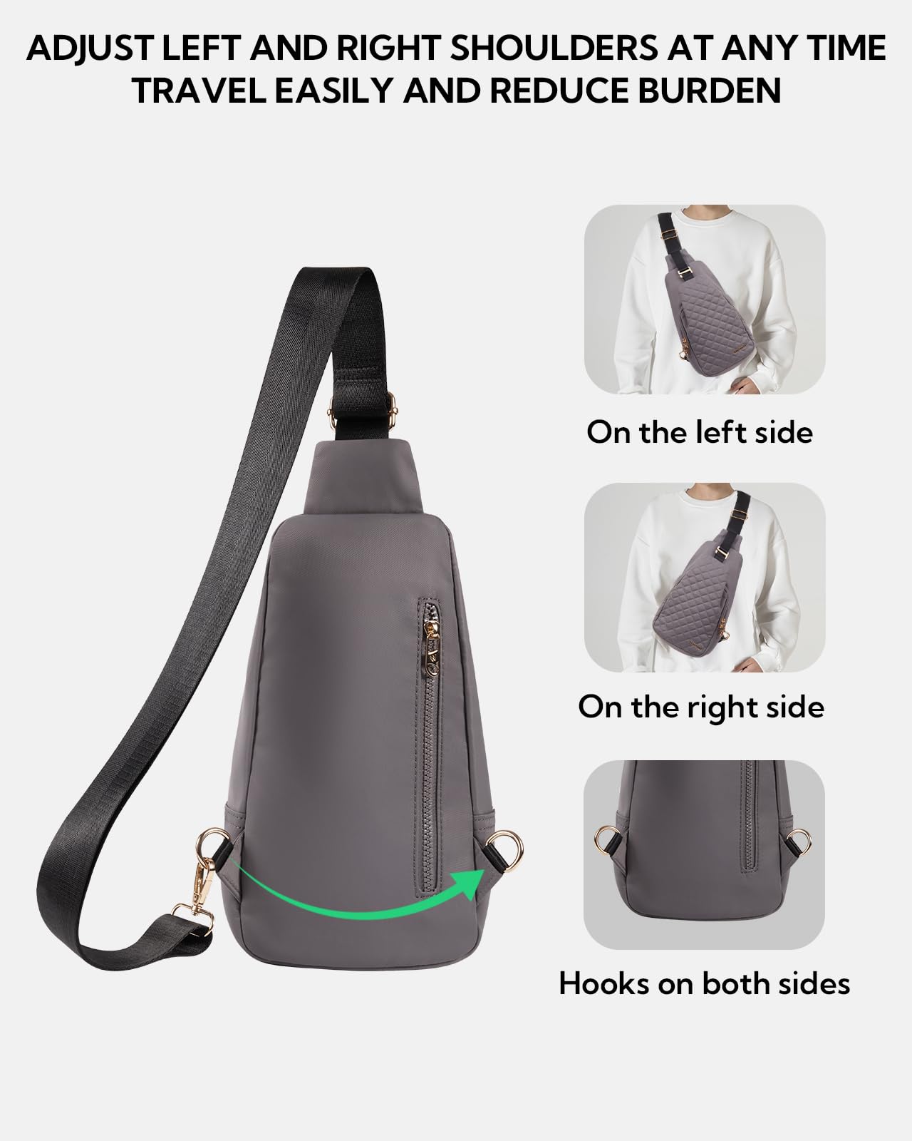 Foto 7 pulgar | Mochila Tipo Bandolera Waterfly, Moderna Bolsa De Pecho Para Mujeres Y Hombres - Venta Internacional.