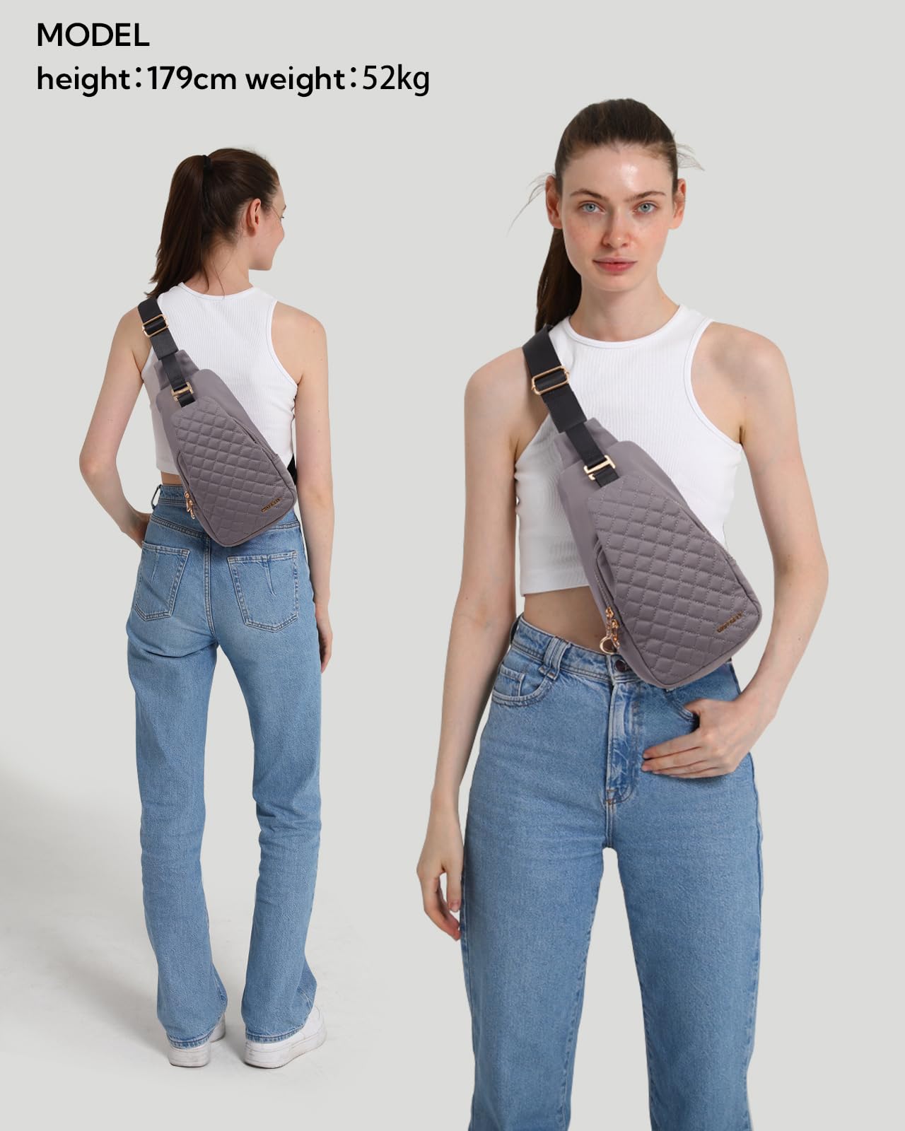 Foto 7 | Mochila Tipo Bandolera Waterfly, Moderna Bolsa De Pecho Para Mujeres Y Hombres - Venta Internacional.