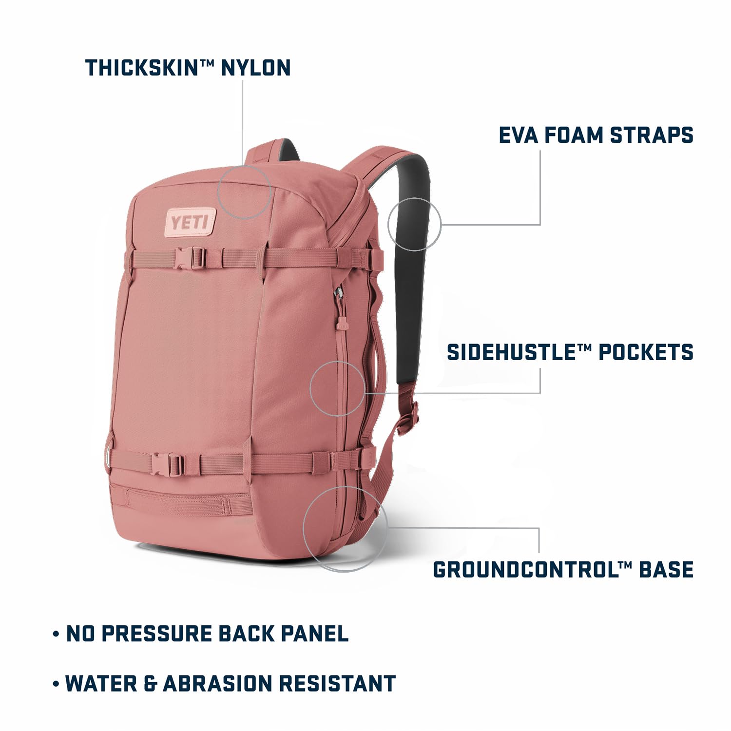 Foto 3 pulgar | Mochila Yeti Crossroads 22l Sandstone Pink - Venta Internacional.