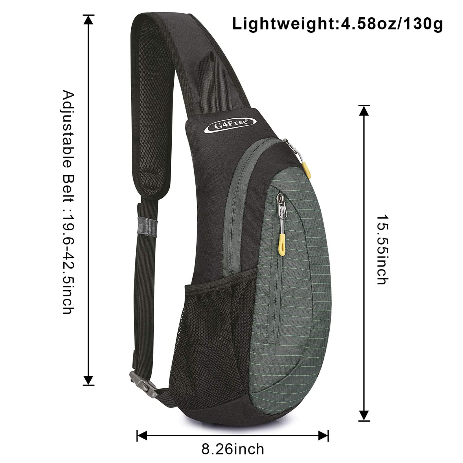 Foto 5 pulgar | Mochila Bandolera Tipo Bandolera G4free Para Hombre Y Mujer - Venta Internacional.