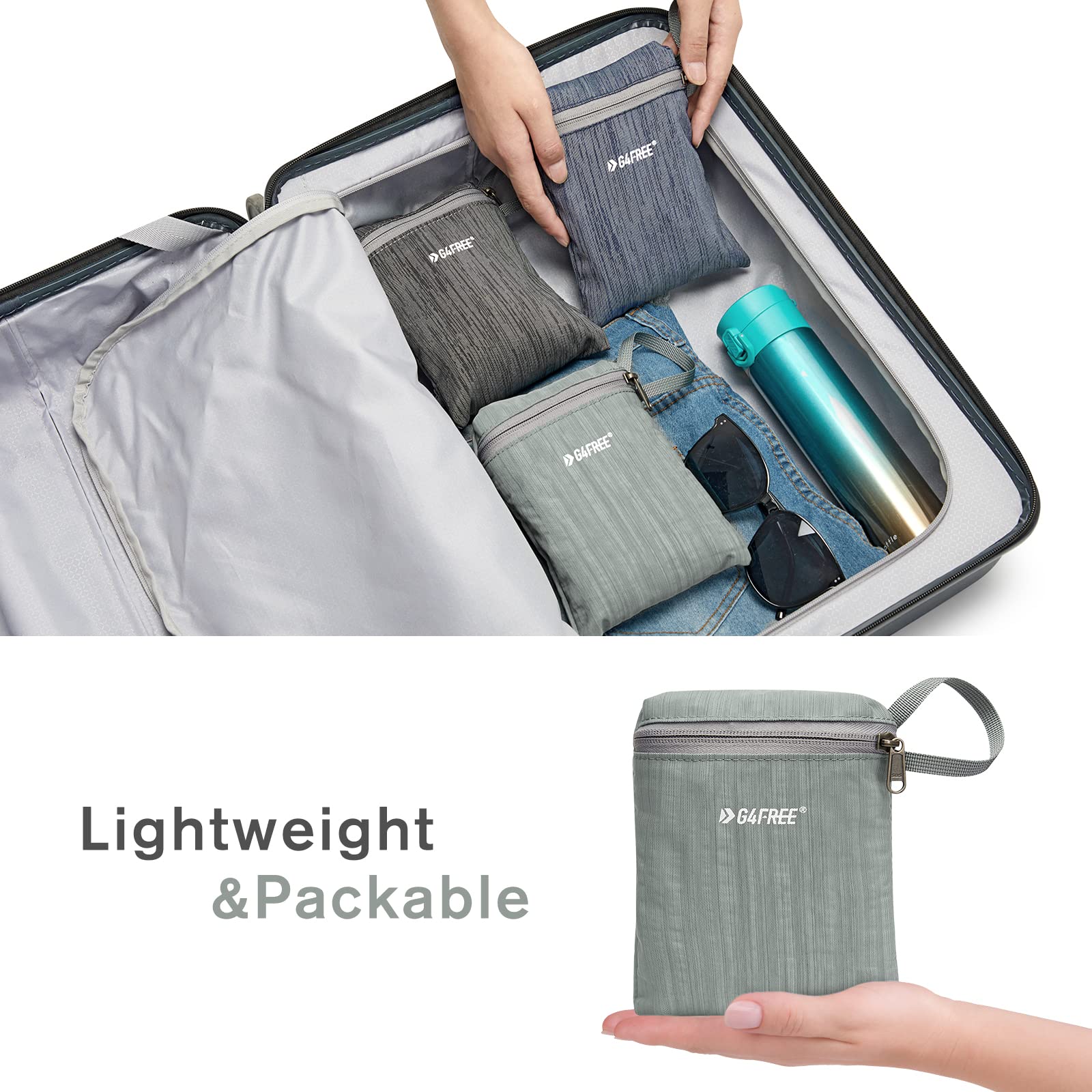 Foto 7 pulgar | Mochila De Senderismo G4free Ligera De 10 L/15 L, Plegable E Impermeable - Venta Internacional.