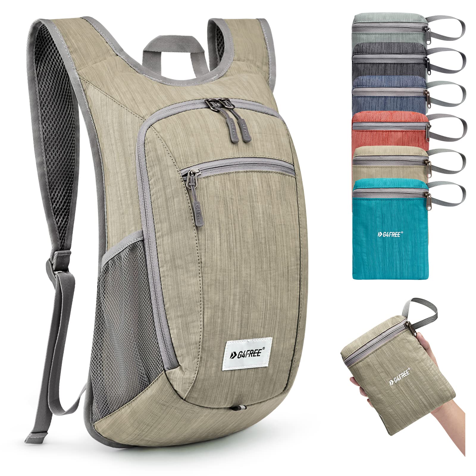Foto 2 pulgar | Mochila De Senderismo G4free Ligera De 10 L/15 L, Plegable E Impermeable - Venta Internacional.
