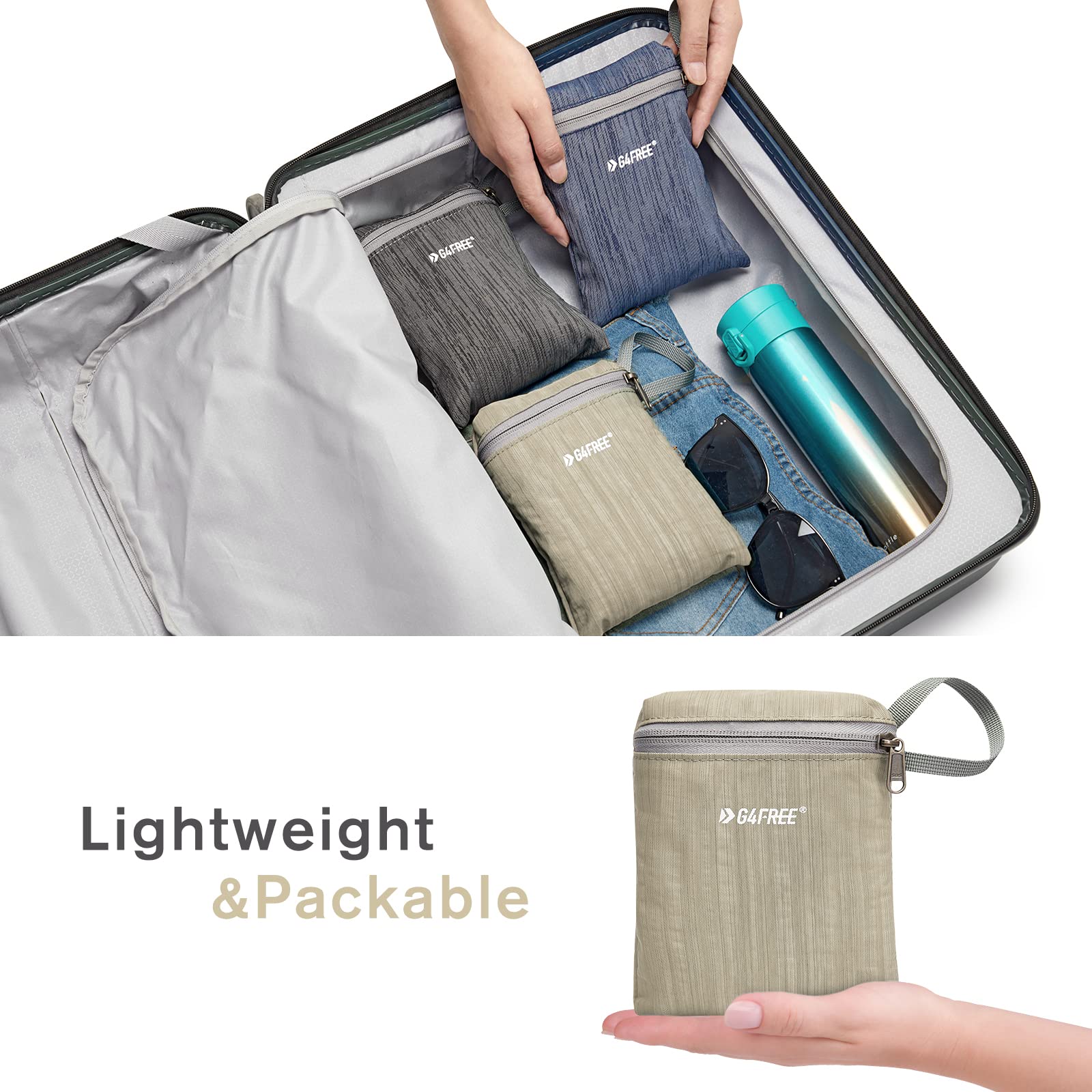 Foto 5 pulgar | Mochila De Senderismo G4free Ligera De 10 L/15 L, Plegable E Impermeable - Venta Internacional.