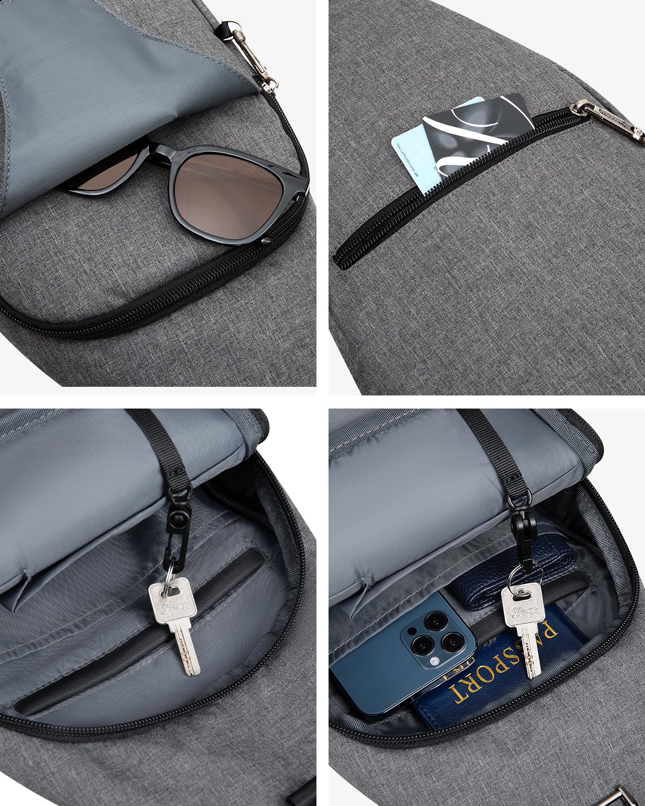 Foto 5 | Mochila Bandolera Waterfly Antirrobo Para Viajes - Venta Internacional.