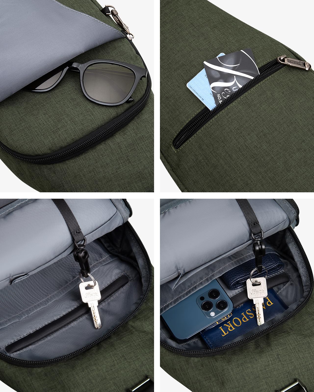 Foto 5 | Mochila Bandolera Waterfly Antirrobo Para Viajes - Venta Internacional.