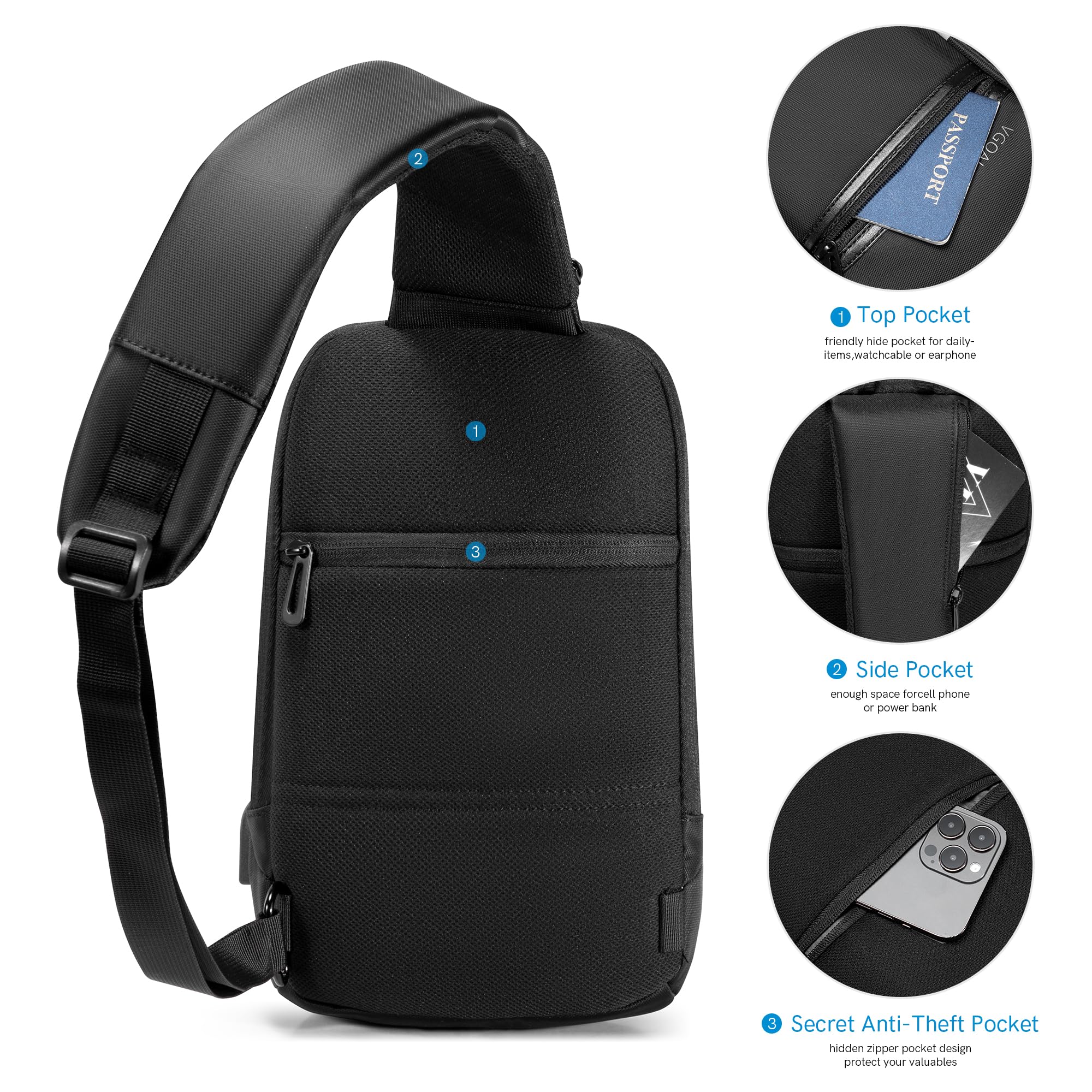 Foto 4 pulgar | Minimochila Kingsons Para Senderismo, Impermeable, Para Hombre - Venta Internacional.