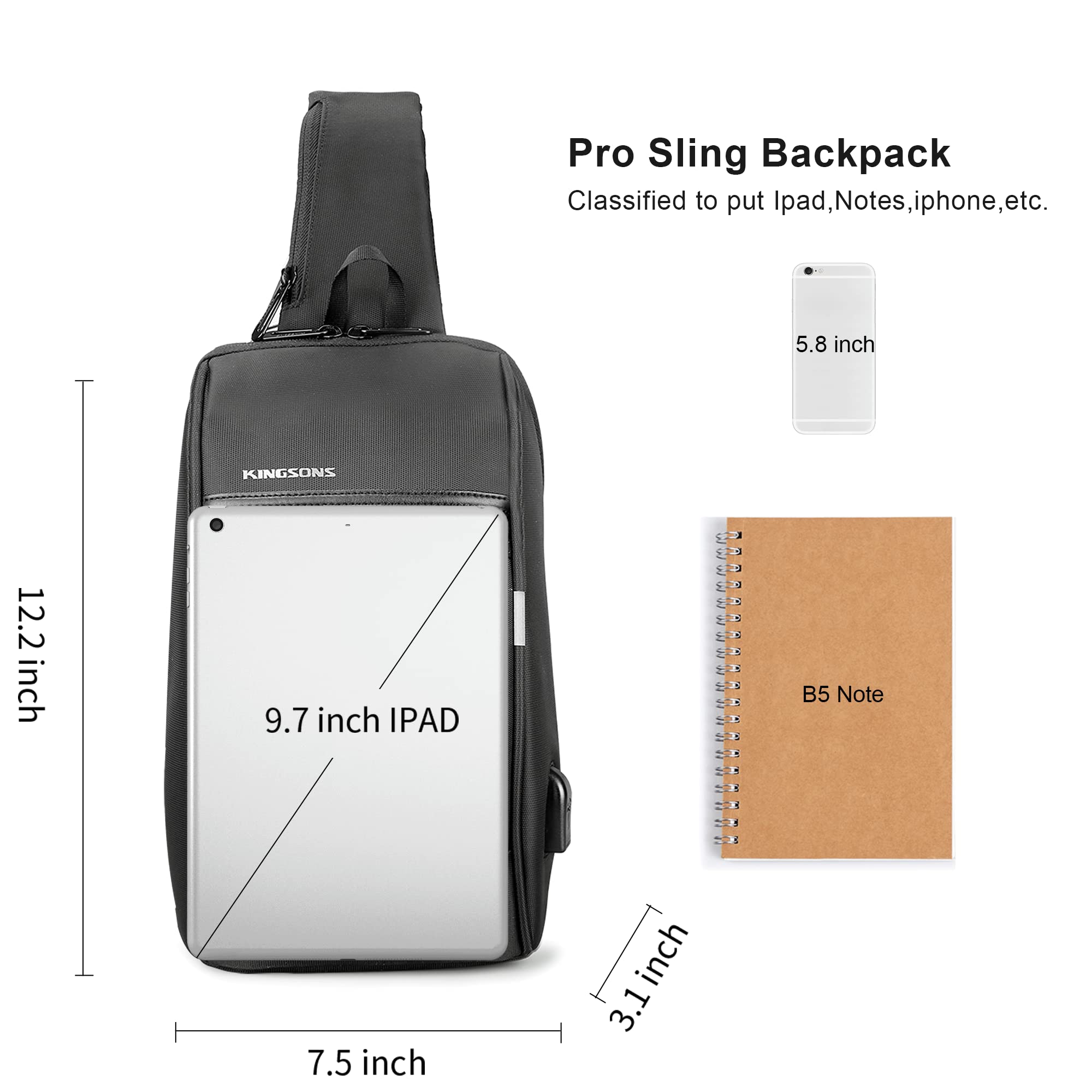 Foto 5 pulgar | Minimochila Kingsons Para Senderismo, Impermeable, Para Hombre - Venta Internacional.