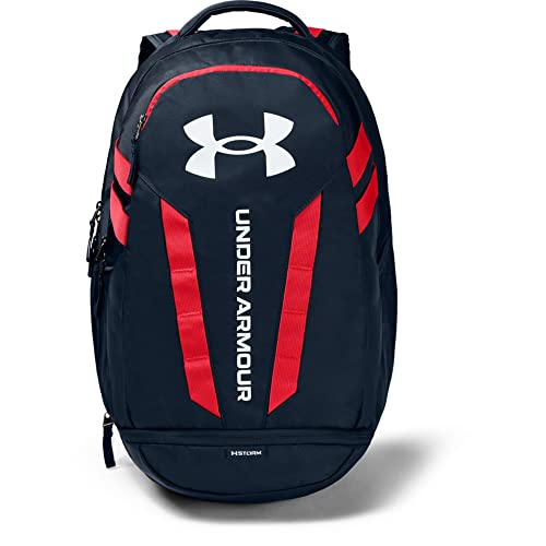 Foto 2 pulgar | Mochila Under Armour Hustle 5.0 Academy Azul/blanco - Venta Internacional.