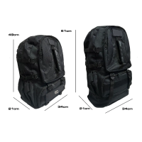 Foto 3 pulgar | Super Mochila Tactica Expandible Multiusos Eo Safe Imports Esi-1813-1 Negro