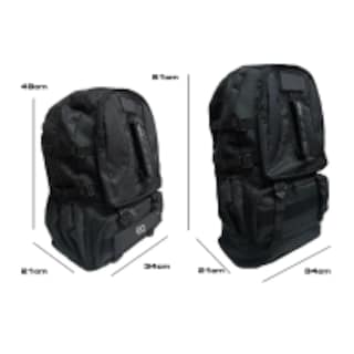 Foto 2 | Super Mochila Tactica Expandible Multiusos Eo Safe Imports Esi-1813-1 Negro