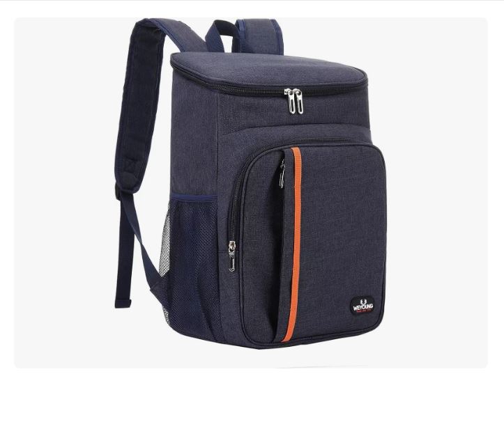 Foto 1 | Mochila Térmica Hielera Impermeable Picnic Alimento Almuerzo Azul Oscuro Xtellar