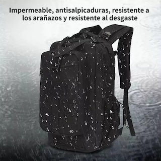 Foto 3 | Mochila Táctica Militar De Camping Exterior Impermeable Eo Safe Imports Esi-13303-1 Negro