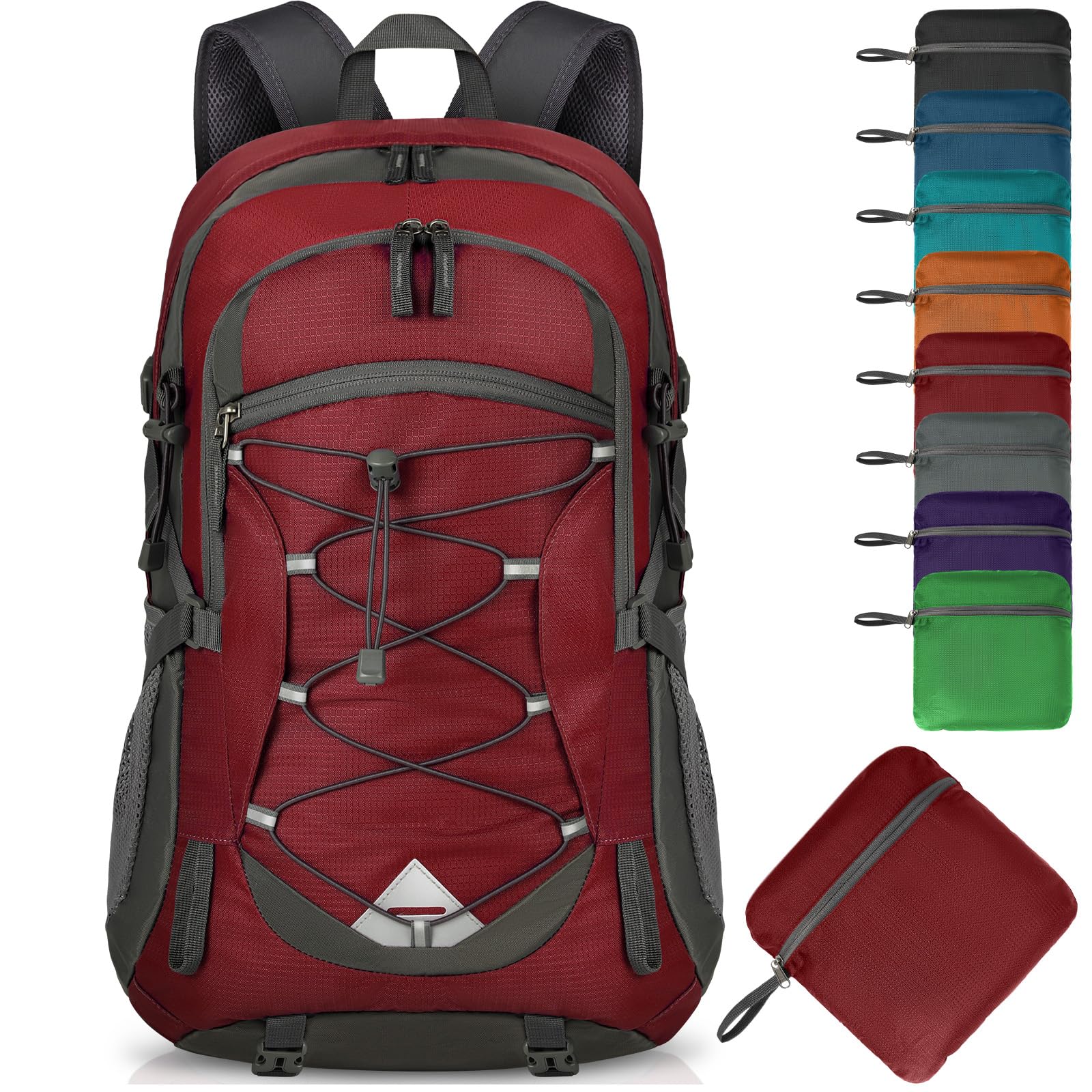 Foto 2 pulgar | Mochila Igolumon Ligera Plegable 40l Impermeable Roja - Venta Internacional.