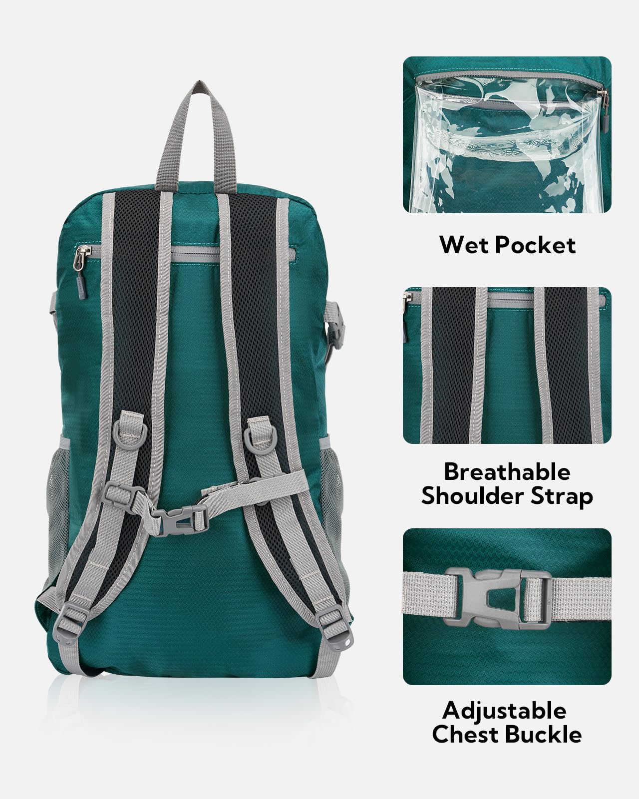 Foto 5 | Mochila Waterfly Para Acampar Y Senderismo, 30 L, Impermeable Y Ligera - Venta Internacional.