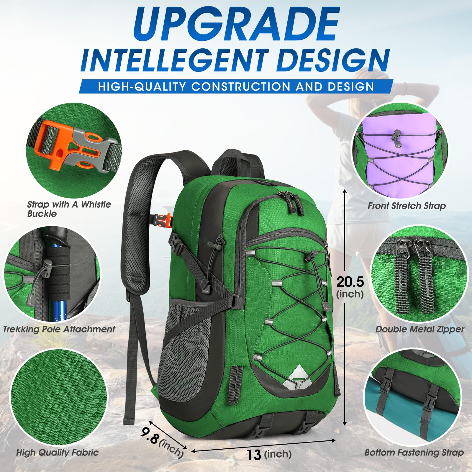 Foto 3 pulgar | Mochila De Senderismo Igolumon 40l Impermeable Para Hombre Y Mujer - Venta Internacional.