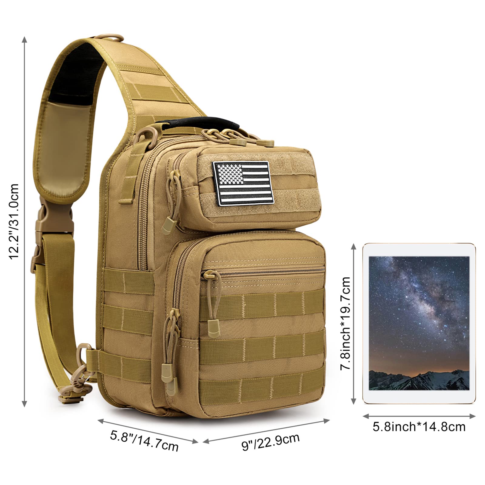 Foto 3 pulgar | Mochila Bandolera G4free Tactical Rover 12l Para Edc - Venta Internacional.