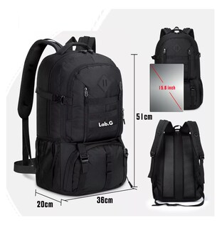 Foto 2 | Mochila Táctica Militar Impermeable Para Senderismo De 50l Negro