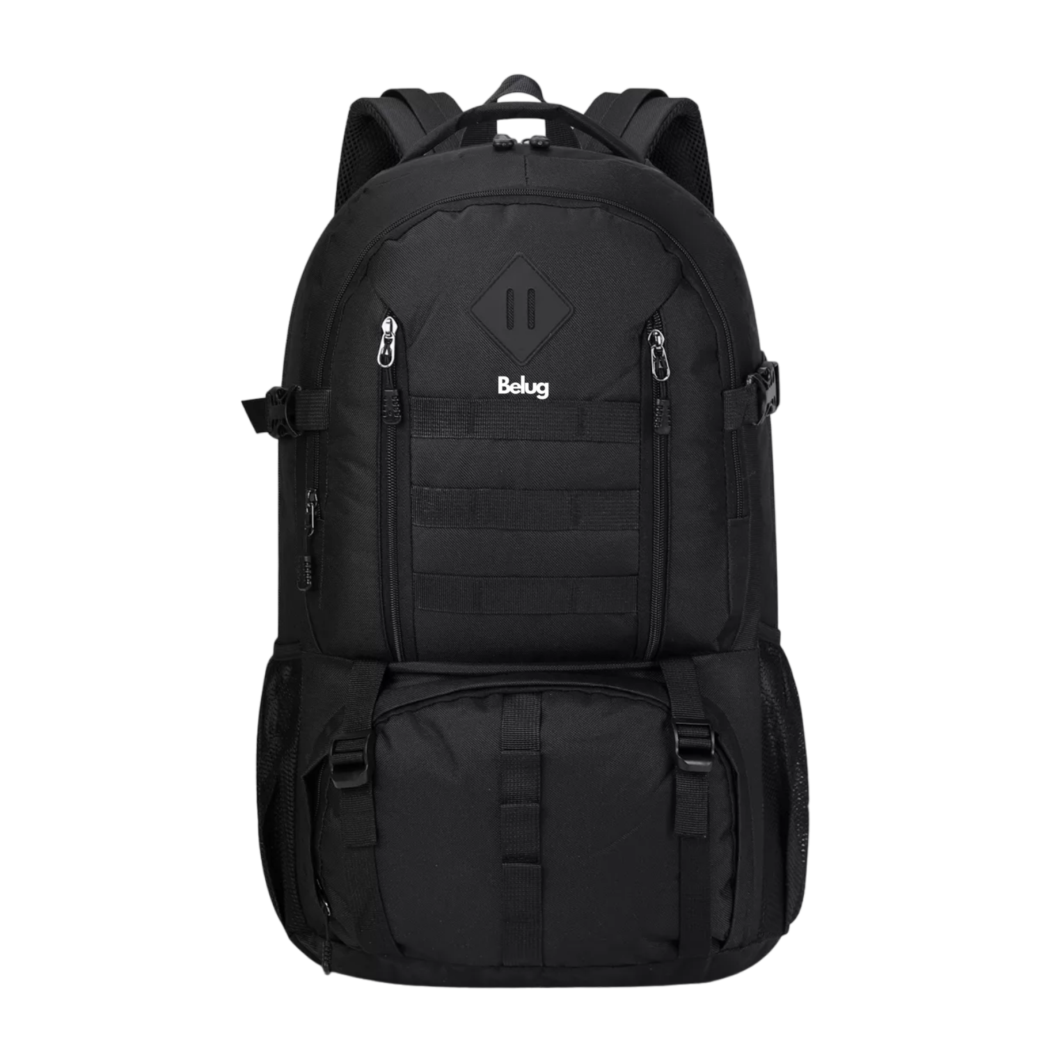Mochila Táctica Militar Impermeable Para Senderismo Belug De 50l Negro