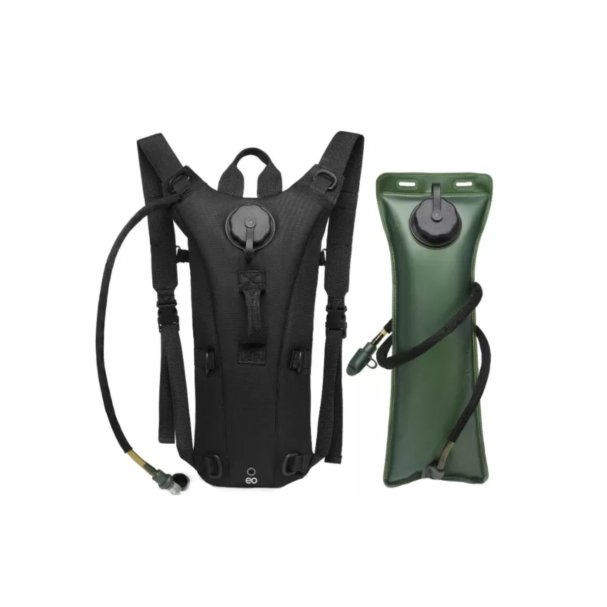 Mochila Hidratante Bolsa Agua 3l Eo Safe Imports Esi-14416-1 Negro