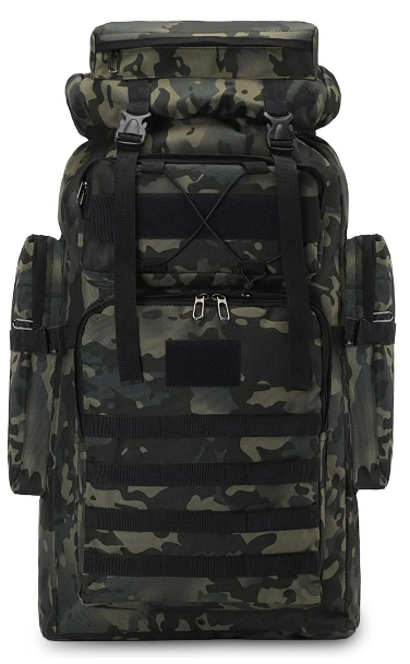 Mochila Xtellar Táctica Militar 80l Campismo Senderismo Multifuncion